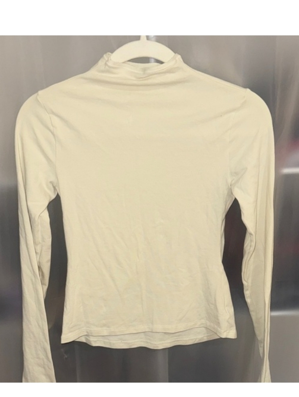 Longsleve Mockneck Cream